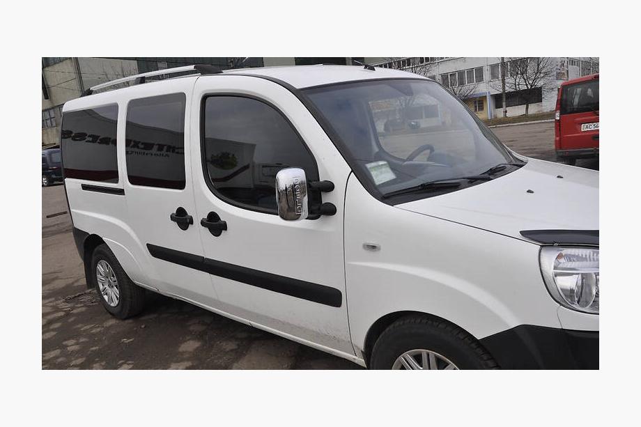 Fiat Doblo I 2005-2010 Bare Longitudinale Crom Baza standard, picioare metalice Foto 19