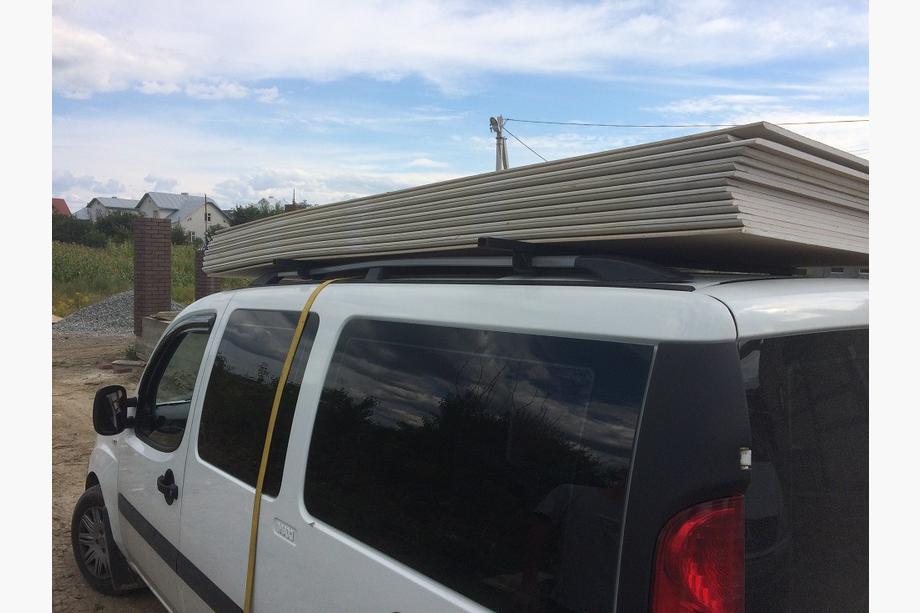 Fiat Doblo I 2005-2010 Bare Longitudinale Crom Baza standard, picioare metalice Foto 17