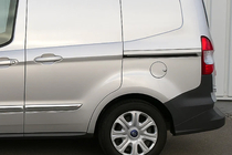 Ford Courier 2014-2023 Molduri Usa Glisanta Inox (2 buc) foto 1