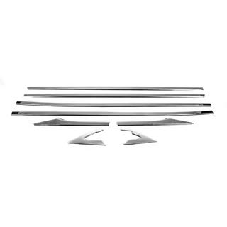 Ornamente inferioare geamuri (8 piese) Honda Civic Sedan X 2016-2021 foto 3