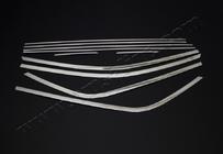 Hyundai I-20 2014-2020 Set complet ornamente geamuri (10 buc, inox) foto 4