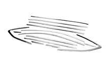 Hyundai Tucson TL 2016-2021 Set complet ornamente geamuri (14 piese, inox) foto 3
