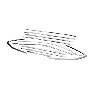 Set complet ornamente geamuri (14 piese, inox) foto 3