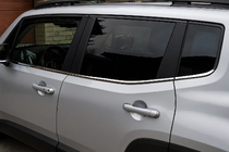 Jeep Renegade 2014- Ornamente geamuri inox (6 buc) foto 1