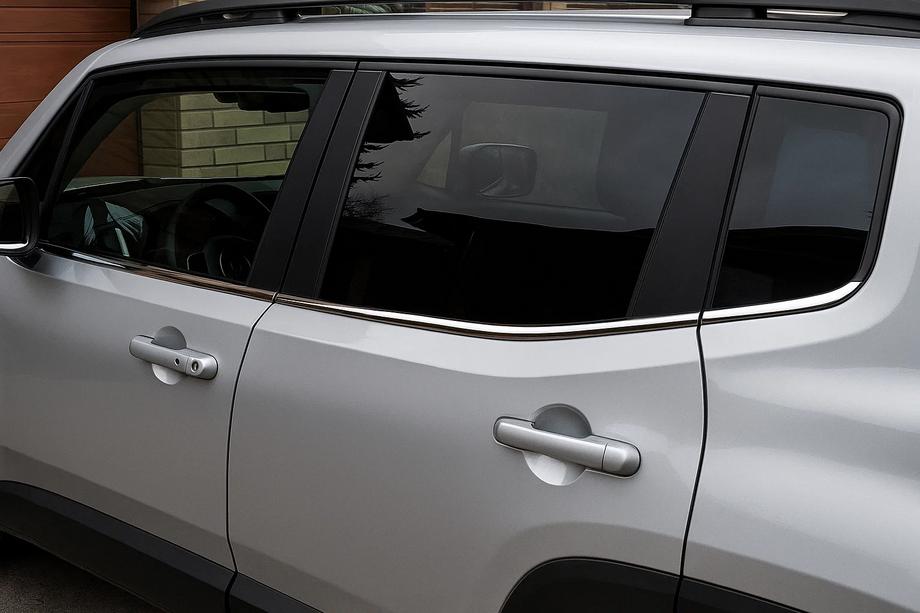 Jeep Renegade 2014- Ornamente geamuri inox (6 buc) Image