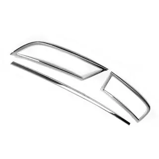 Protectie capat bara spate OmsaLine (3 buc, inox) foto 3