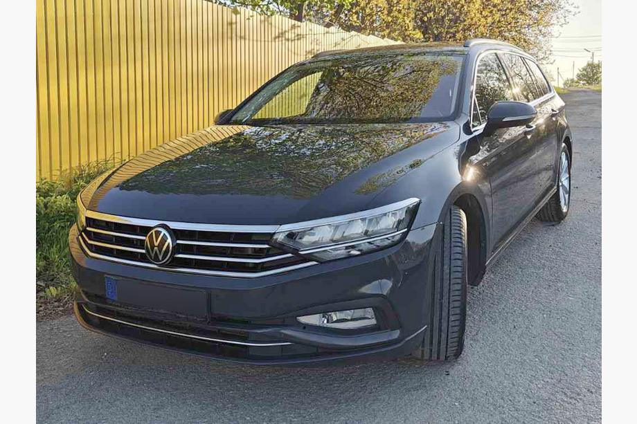 Volkswagen Passat B8 2015-2023 Capac faruri si banda decorativa (3 buc, inox) Carmos - Otel Inoxidabil Turcesc Foto 11
