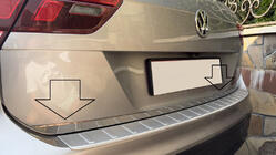 Volkswagen Tiguan 2016-2023 Ornament portbagaj inox Carmos - Otel Inoxidabil Turcesc foto 5