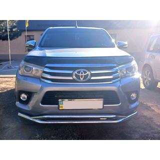 Bara frontala dubla Vegas (2015-2020, inox) Toyota Hilux 2015- foto 3