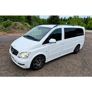 Relingi negre CAN Design Original (picioare metalice) Mercedes Viano 2004-2014 foto 2