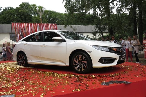 În Ucraina, a prezentat o noua generatie de Honda Civic