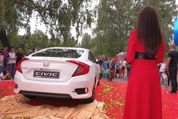 În Ucraina, a prezentat o noua generatie de Honda Civic Fotografie 2