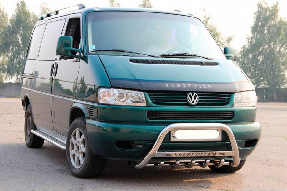 Volkswagen T4 Transporter 1990-2003 Bullbar WT003 60mm Otel Inoxidabil Foto 6
