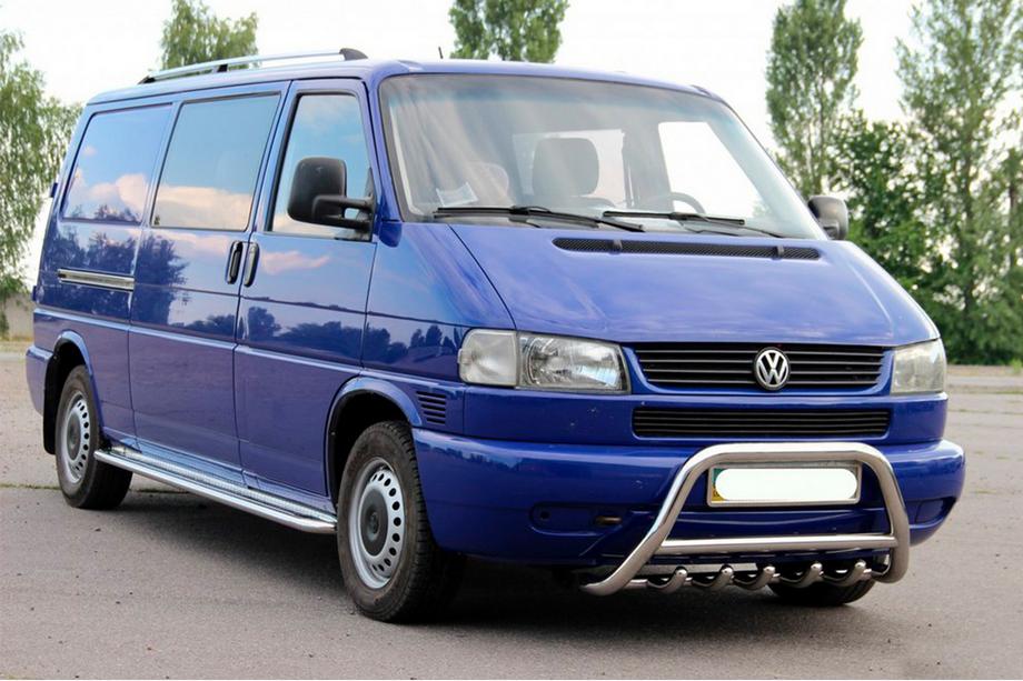 Volkswagen T4 Transporter 1990-2003 Bullbar WT003 60mm Otel Inoxidabil Foto 5