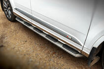 Audi Q7 2015–2026 Praguri Laterale OEM V1 (2 buc, Aluminiu) foto 1