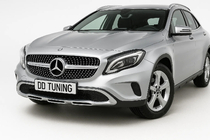 Mercedes GLA X156 2014-2019 Grila Fata Diamond Silver (2014-2016) foto 5
