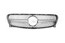 Mercedes GLA X156 2014-2019 Grila Fata Diamond Silver (2014-2016) foto 2