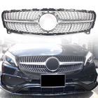 Mercedes A-сlass W176 2012-2018 Grila Fata Diamond Silver (2015-2018) foto 1