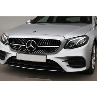 Grila Fata Diamond Black (pentru Avantgarde/AMG-Line/E43 AMG/E53 AMG 2016-2020) Mercedes E-сlass W213 2016-2023 foto 1