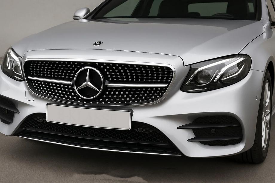 Mercedes E-сlass W213 2016-2023 Grila Fata Diamond Black (pentru Avantgarde/AMG-Line/E43 AMG/E53 AMG 2016-2020) Image