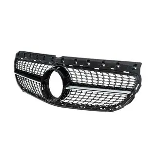 Grila Fata Diamond Black (2015-2018) Mercedes B-class W246 2011-2018 foto 4