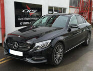 Mercedes C-class W205 2014-2021 Grila Fata Diamond Silver (pentru Avantgarde/AMG-Line/C43 AMG) 2018+, cu camera foto 14