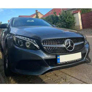 Grila Fata Diamond Silver (pentru Avantgarde/AMG-Line/C43 AMG) foto 4