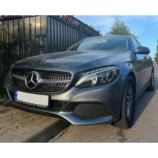 Grila Fata Diamond Silver (pentru Avantgarde/AMG-Line/C43 AMG) foto 3