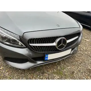 Grila Fata Diamond Silver (pentru Avantgarde/AMG-Line/C43 AMG)