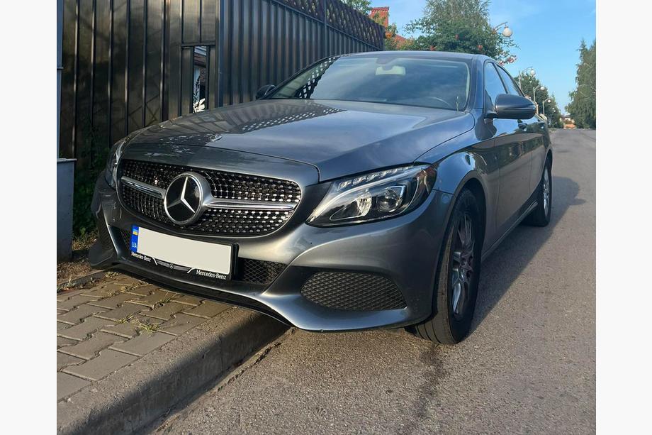 Mercedes C-class W205 2014-2021 Grila Fata Diamond Silver (pentru Avantgarde/AMG-Line/C43 AMG) 2014-2018, cu camera Foto 5