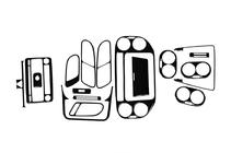 Volkswagen Tiguan 2007-2016 Capace bord (2011-2015) Aluminiu foto 3