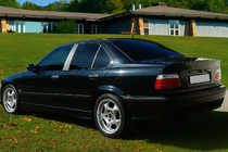 BMW 3 Series E36 1990-2000 Capace stalpi cromate (inox) foto 1