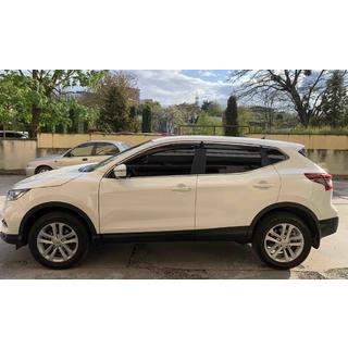 Deflectoare geamuri cu ornament crom (Niken, 4 buc) Nissan Qashqai 2014-2021 foto 3