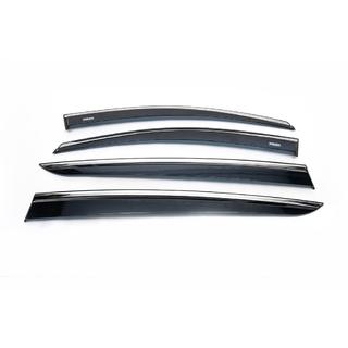 Deflectoare Geamuri cu Molding Cromat (4 buc, Niken) Kia Sportage 2015-2021 foto 4