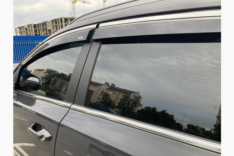 Kia Sportage 2015-2021 Deflectoare Geamuri cu Molding Cromat (4 buc, Niken) Foto 2