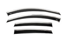 Chevrolet Captiva 2006-2019 Deflectoare geamuri cu ornament cromat (4 buc, Niken) foto 9