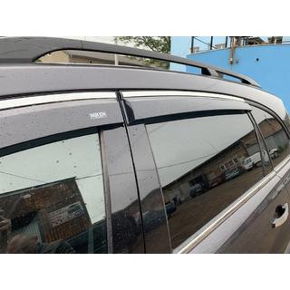 Deflectoare geamuri cu ornament cromat (4 buc, Niken) Chevrolet Captiva 2006-2019 foto 3