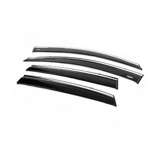 Deflectoare geamuri cu ornament cromat (4 buc, Niken) foto 4