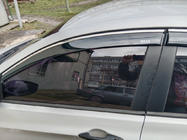 Hyundai Accent 2011-2017 Deflectoare geamuri cu ornament cromat SD (4 buc, Niken) foto 2