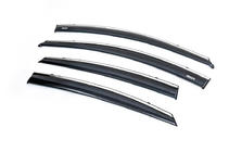 Hyundai Accent 2011-2017 Deflectoare geamuri cu ornament cromat SD (4 buc, Niken) foto 5