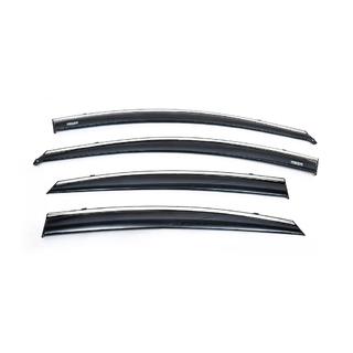 Deflectoare geamuri cu ornament cromat SD (4 buc, Niken) Hyundai Accent 2011-2017 foto 4