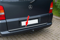 Mercedes Vito W638 1996-2003 Ornament portbagaj inox foto 1