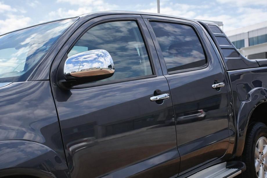 Toyota Hilux 2006-2015 Capace Oglinzi (2 buc, Otel Inoxidabil) Plastic ABS Image