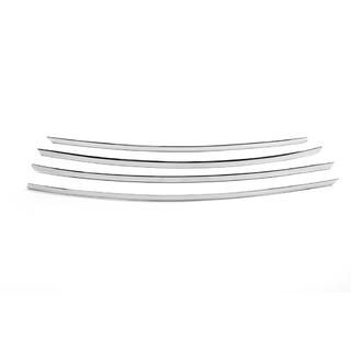 Ornamente grila cromate 2010-2016 (benzi subtiri, 4 buc, inox) Volkswagen Amarok 2010-2022 foto 3