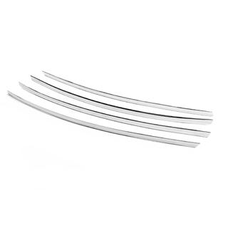 Ornamente grila cromate 2010-2016 (benzi subtiri, 4 buc, inox) Volkswagen Amarok 2010-2022 foto 4