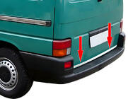 Volkswagen T4 Caravelle/Multivan 1990–2003 Protectie prag portbagaj inox OmsaLine, Hayon - 1 usa foto 1