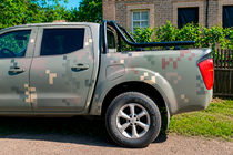 Isuzu D-Max 2011-2019 Roll bar caroserie (negru) foto 4