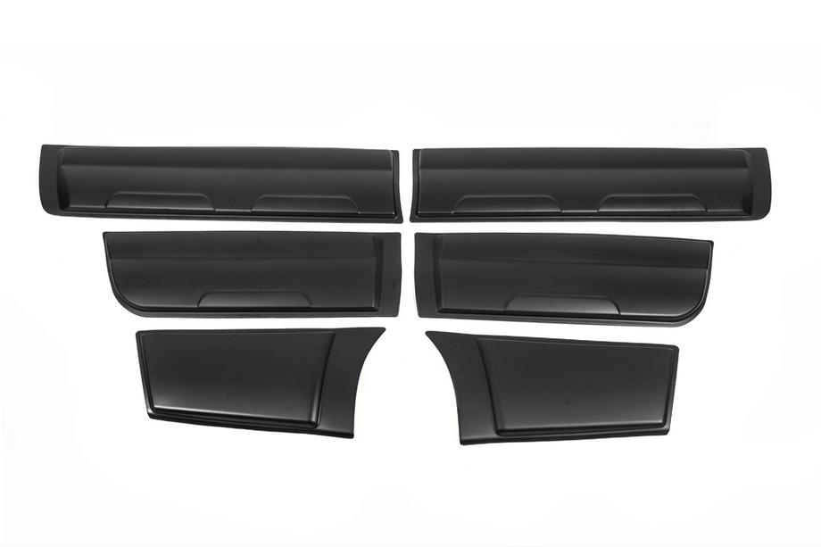 Toyota Hilux 2015- Molduri usi Meliset (6 buc, ABS) Image