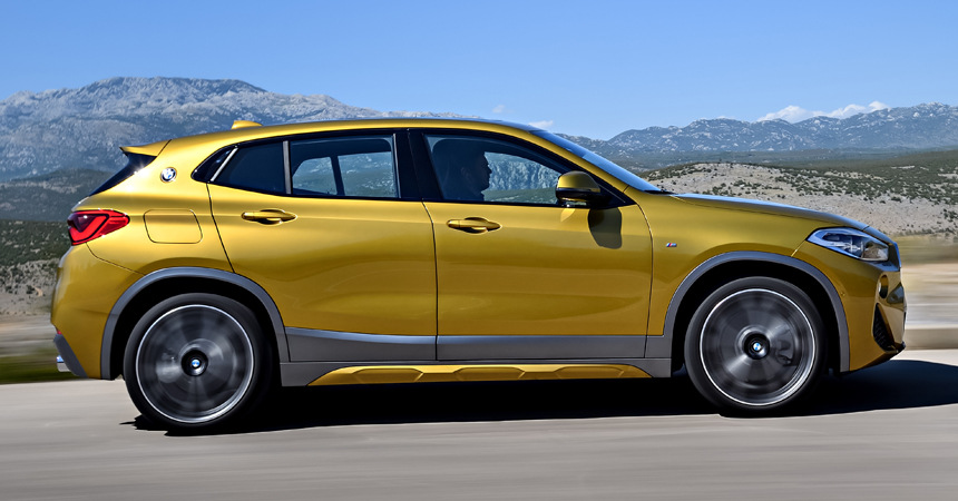 Familiarizarea cu noul urban crossover BMW X2