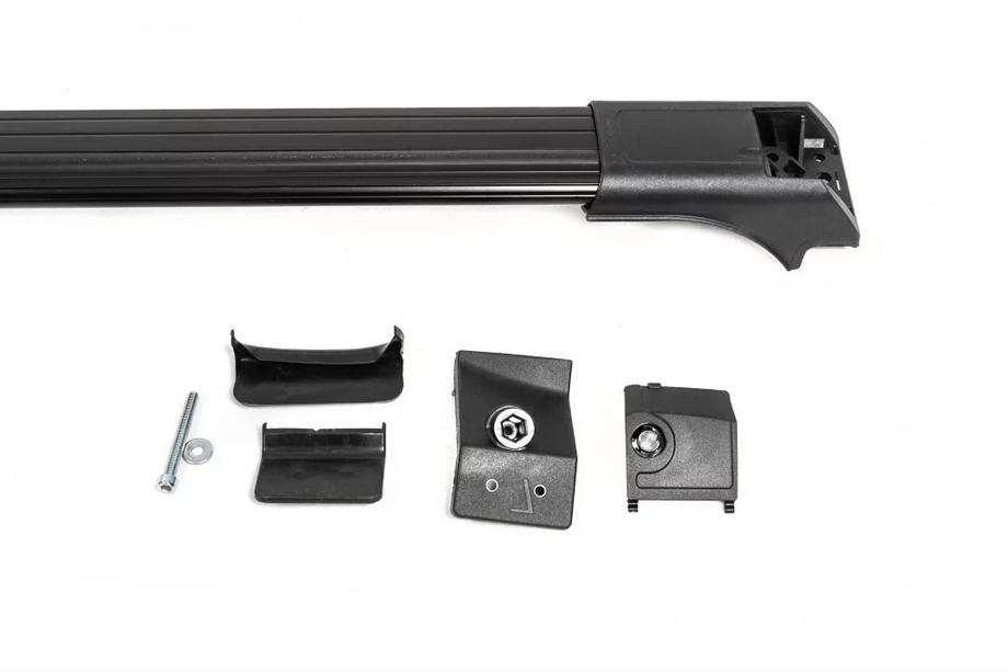 Range Rover Evoque 2012-2018 Bare portbagaj pentru bare longitudinale fara incuietoare Flybar V1 (2 buc) pana la 140 cm, negru Foto 9